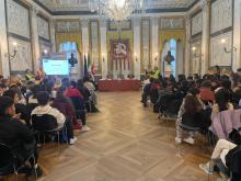 il salone di Tursi pieno di bimbi