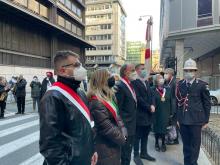 Ghisolfo Bordilli Ariotti minuto di silenzio cerimonia Balilla