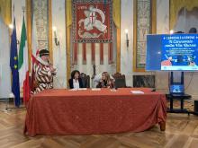 Carnevale relatori e persona in abiti storici