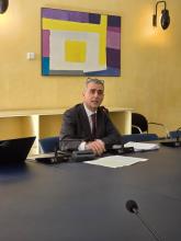 L'intervento dell'assessore alla Mobilità sostenibile Emilio Robotti