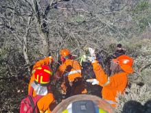 Protezione civile, questa mattina esercitazione anti incendio sul monte Gazzo