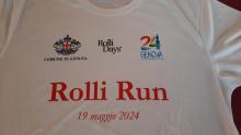 particolare maglietta Rolli Run