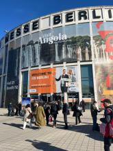 L'esterno della Fiera di Berlino