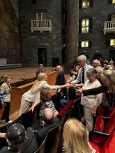 50 Anni Insieme-Salis saluta pubblico