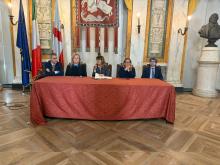 Un momento della conferenza stampa di presentazione della Consulta Carcere-Città Un momento della conferenza stampa di presentazione della Consulta Carcere-Città