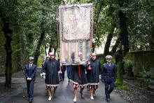 Il gonfalone del Comune di Genova