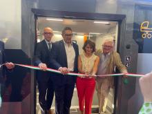 taglio del nastro nuovi treni regionali