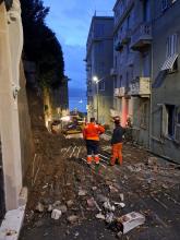 Personale Aster impegnato sulla frana di via Nicoloso da Recco a Pegli (foto di repertorio) Personale Aster impegnato sulla frana di via Nicoloso da Recco a Pegli (foto di repertorio)