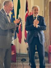 Bucci e Mainelli ridono