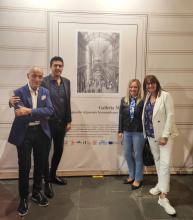 Galleria Mazzini foto di gruppo con assessore Bordilli