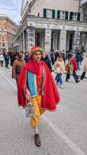 Un corteo in piazza De Ferrari