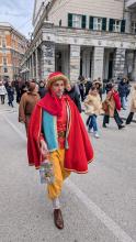 Un corteo in piazza De Ferrari