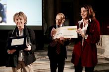 La consegna del secondo premio: presente anche Pier Antonio Zannoni ideatore del Premio