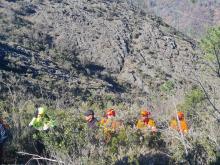 Protezione civile, questa mattina esercitazione anti incendio sul monte Gazzo