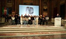 Una delle classi premiate nell'ambito del concorso nazionale "I giovani ricordano la Shoah" Una delle classi premiate nell'ambito del concorso nazionale "I giovani ricordano la Shoah"