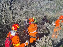 Protezione civile, questa mattina esercitazione anti incendio sul monte Gazzo