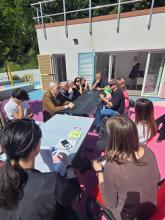 Il tavolo di coprogettazione dei nuovi spazi con la partecipazione di singoli cittadini e associazioni