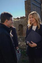 Paolo Iannelli del Ministero della Cultura insieme alla sindaca Silvia Salis