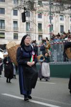Un momento della sfilata