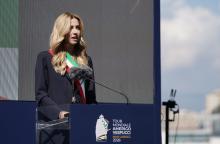 Intervento della sindaca Salis