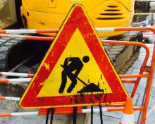 cartello lavori