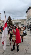 I musicanti in piazza De Ferrari