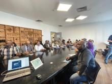 Protezione civile, la visita di una delegazione di rappresentanti di governi africani alla centrale operativa di Genova