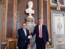 Ambasciatore Konstantine Surguladze e vice sindaco Pietro Piciocchi