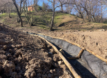 Via Montelungo-opere di regimazione idraulica funzionali al consolidamento del versante