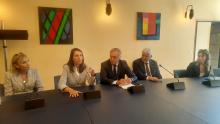 Un momento dell'intervento dell'assessore Rosso durante la presentazione