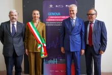 Da sinistra, Bucci, Salis, Zangrillo, Criscuolo