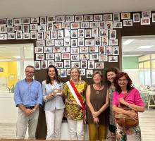 Foto di gruppo con l'assessore Lorenza Rosso
