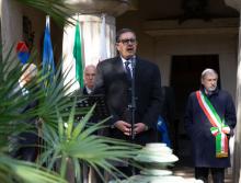 giornata unità d Italia 2023 il presidente della Liguria Toti 