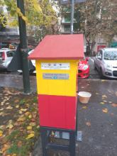 Inaugurazione casetta bookcrossing a Carignano-Casetta