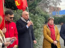 Cerimonia Camera del Lavoro-Falteri e Alfonso
