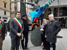 Cerimonia Guido Rossa in largo XII Ottobre-Gruppo