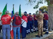 Cerimonia in ricordo del combattimento a Cremeno