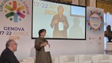Circular City Forum 2026-Paolo Marcesini e intervento assessora Silvia Pericu