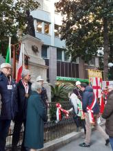 Commemorazione Balilla-Deposizione corona di alloro