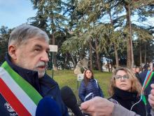 Commemorazione Guido Rossa in via Fracchia-Intervista Marco Bucci