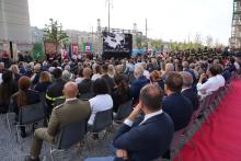 Commemorazione crollo Ponte Morandi-Cerimonia