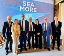 presentazione salone nautico - foto di gruppo