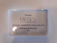 Consegna Premio Urbes 2023-Targa