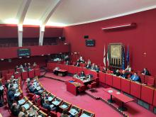 Una foto del Consiglio Comunale di oggi