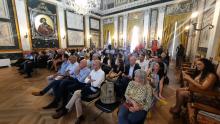 Pubblico presente in sala al Convegno sulla riqualificazione delle vallate a Palazzo Tursi