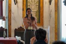 L'intervento della consigliera Francesca Ghio