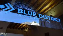 Insegna del Genova Blue District