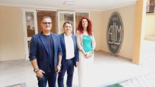 Direttore Progettazione Opere Pubbliche Comune Cardona, assessore Ferrante, presidente Cosso
