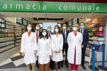 Inaugurazione Farmacia Terminal con l'assessore Matteo Campora