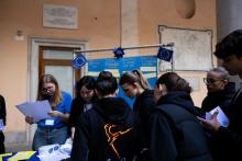 Festa dell'Europa nel cortile di Palazzo Tursi